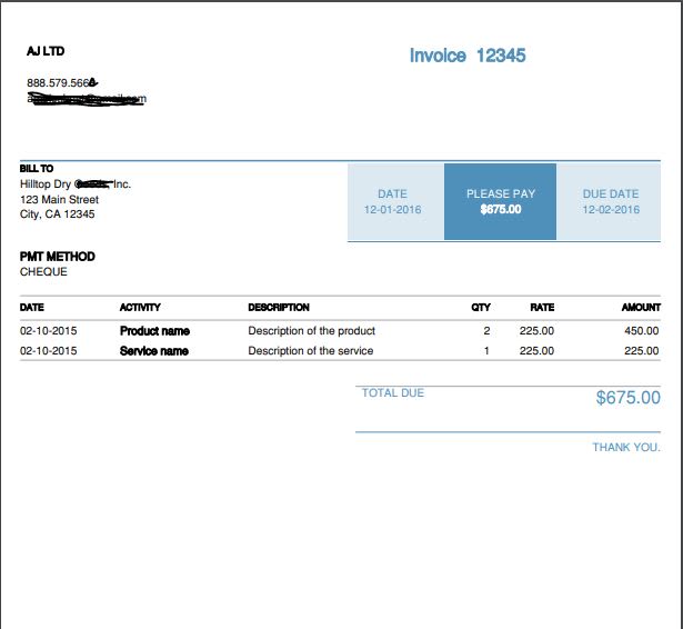 Design a custom invoice, quote, receipt for quickbooks by Amolesh Fiverr