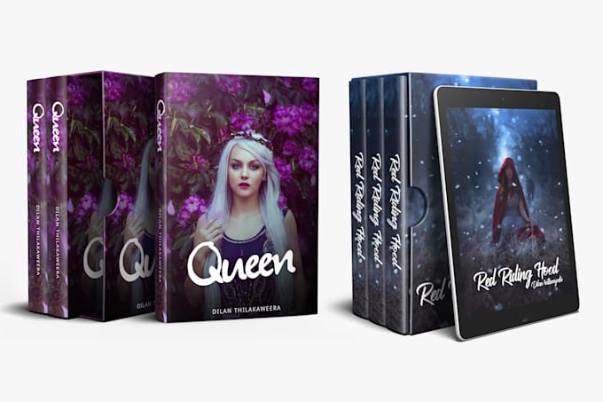 create ebook cover,album cover and 3d box set