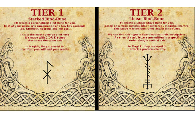 design viking runes for you