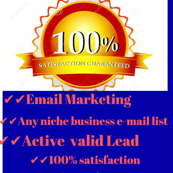 collect targeted valid  email list for your niche based