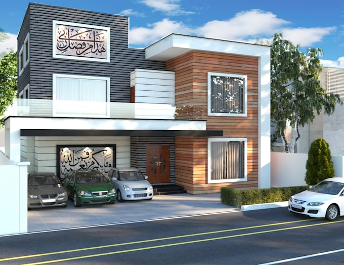 design and render interior, exterior by 3dmax