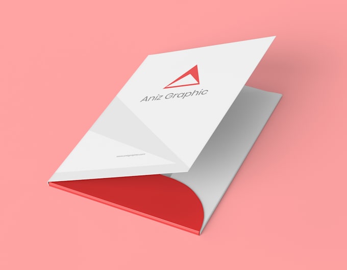 design modern presentation folder