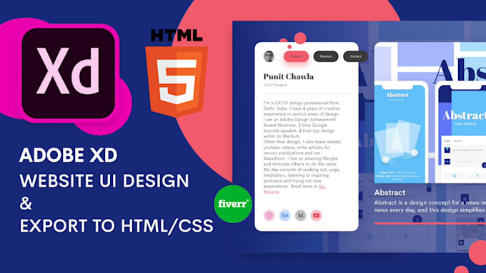 convert PSD to HTML, ai to HTML, sketch to HTML responsive
