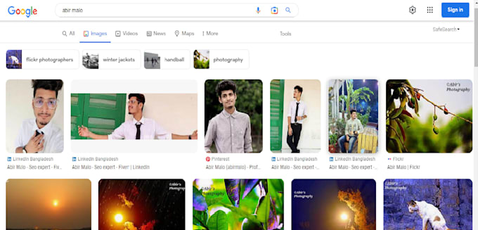 optimize your images for google image SEO and personal branding