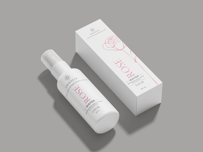 create amazon product packaging box design and label design