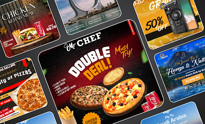 design eye catching poster for business, event or promotion