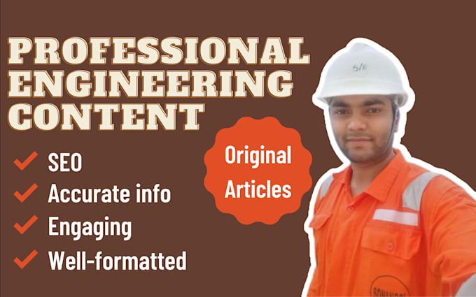 write high quality SEO articles on mechanical engineering