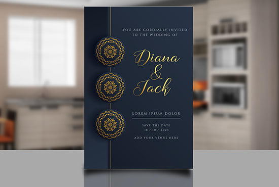 design any party, event, luxury invitation