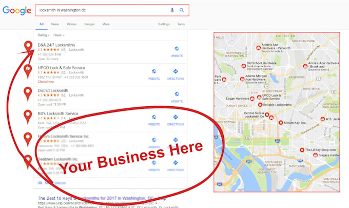 do local SEO to boost your business to the google maps