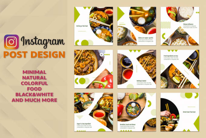 design beautiful instagram posts and stories