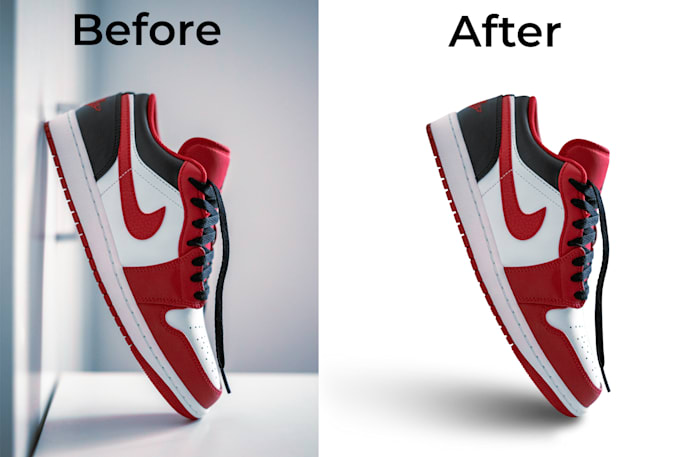 provide background removal, retouching and create shadow