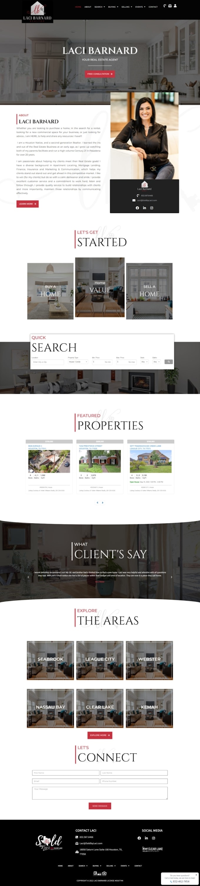 design your real estate website in wordpress and wix