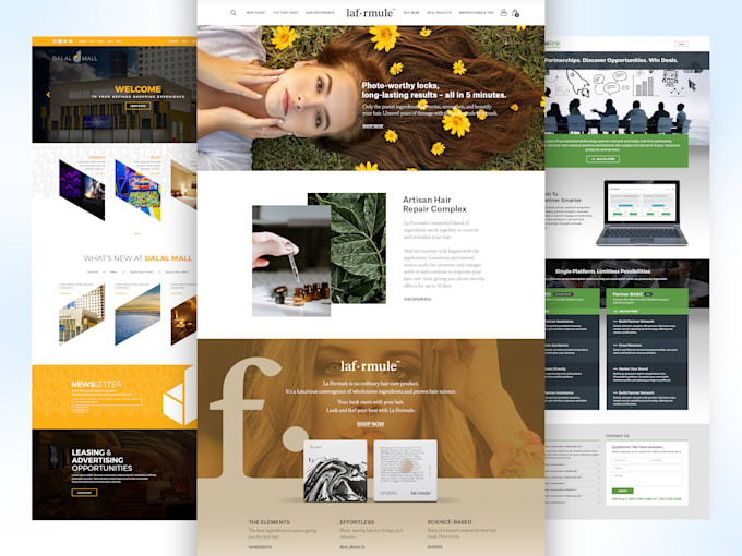 design or redesign a wordpress website and landing page