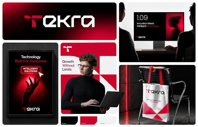 do brand logo design and branding kit with brand identity