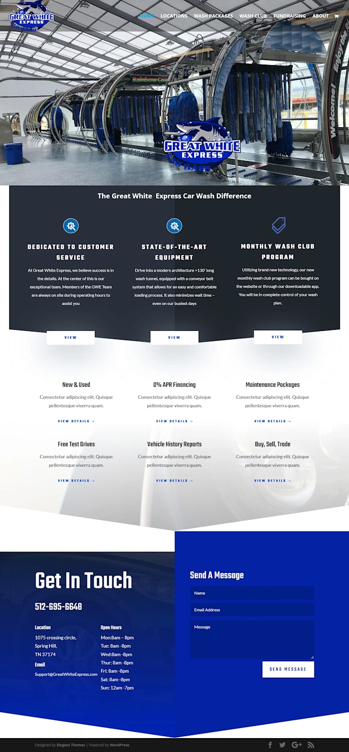 design wordpress website with responsive