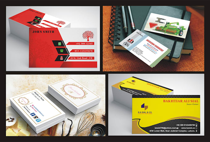 design unique business card post card