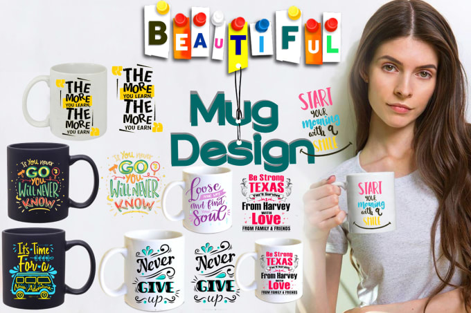 create a custom coffee mug design