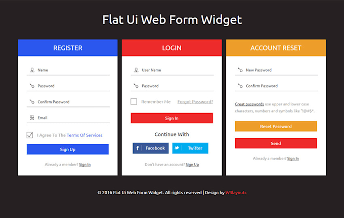 Create web form,html form,responsive form design by Davidwebs | Fiverr