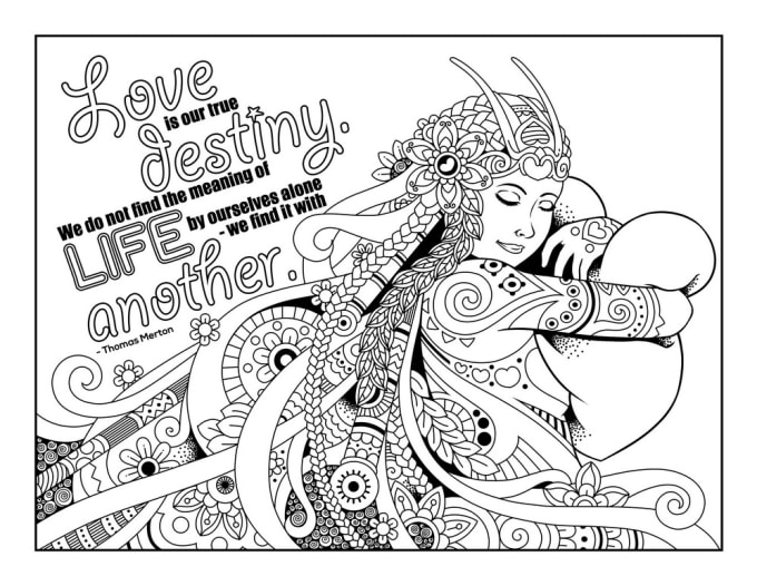 Give 40 printable fun and fabulous adult coloring book pages by