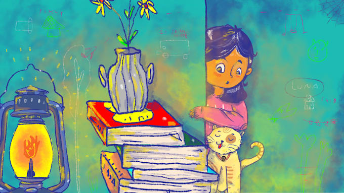illustrate your children books cover and content