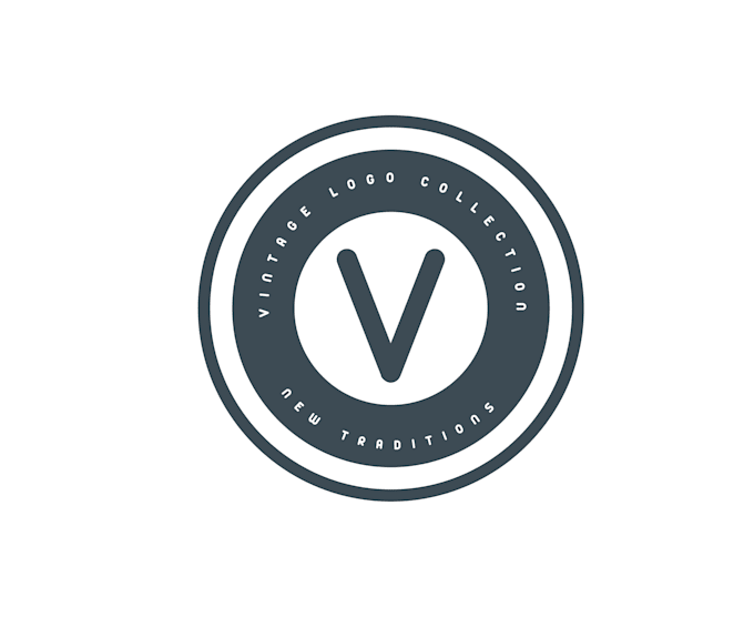 design initial letters logo vintage