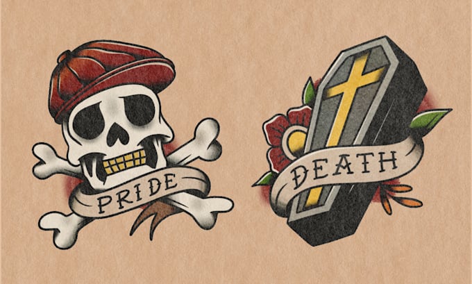 create a rad traditional tattoo design within 24 hours