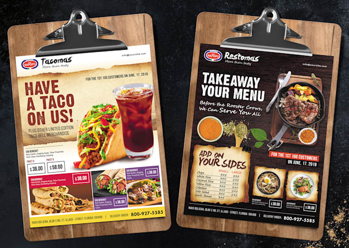 Design all sized editable restaurant menu by Design_pedia | Fiverr