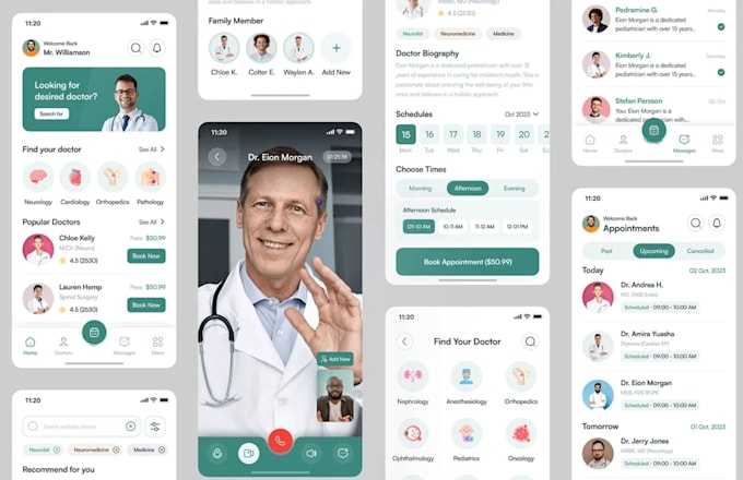 develop hipaa compliant telemedicine, telehealth web and mobile app