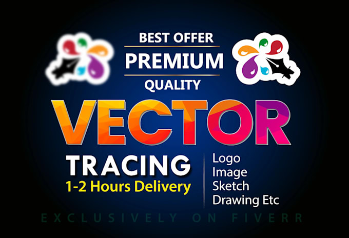 vectorize image, convert to vector, redraw logo vector tracing