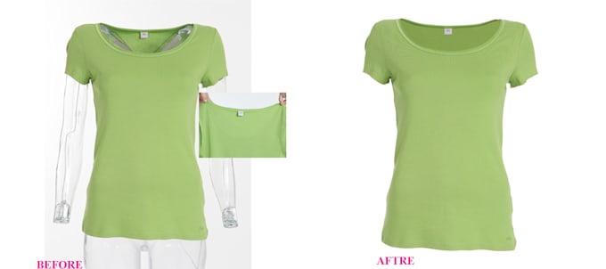 create ghost mannequin or invisible mannequin product images professionally