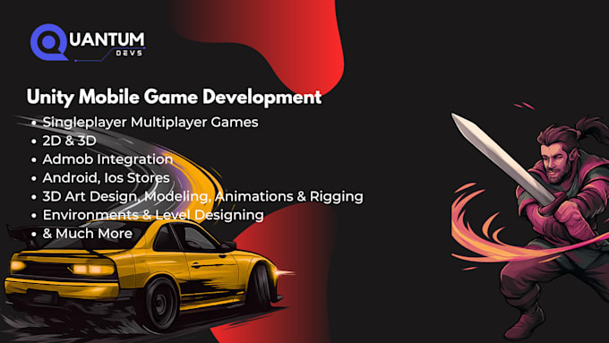 develop your mobile game in unity with custom features
