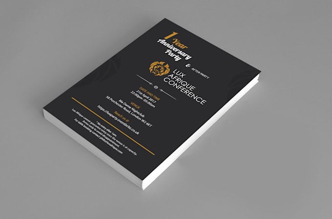 design flyer and handout for you