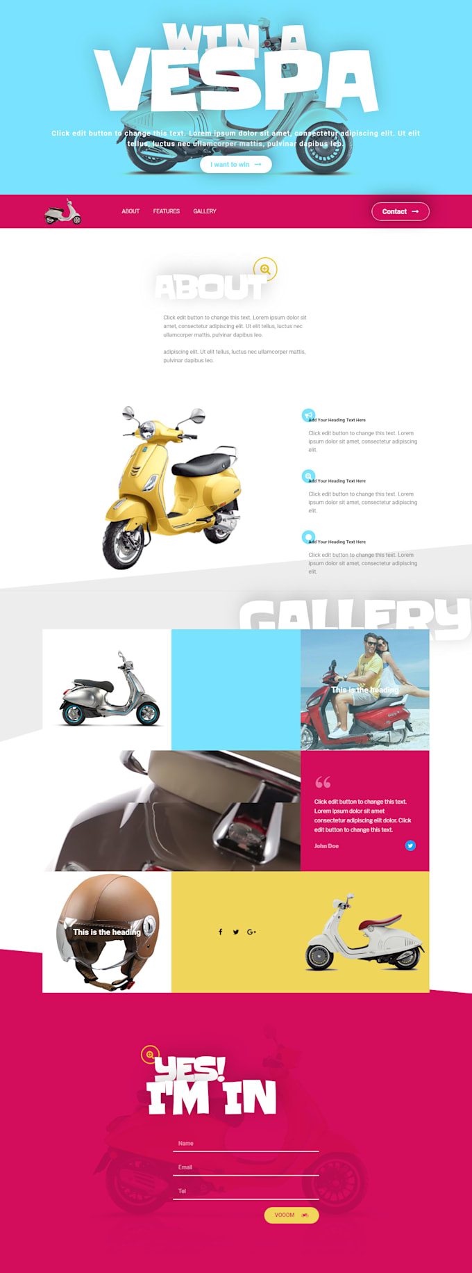 build wordpress landing page, squeeze page, sales funnel, sales page