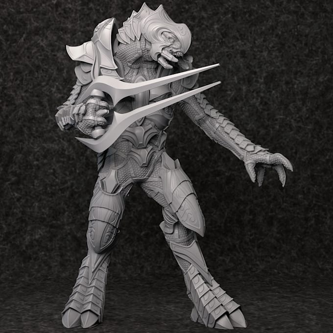 sculpt 3d character and creature for 3d printing