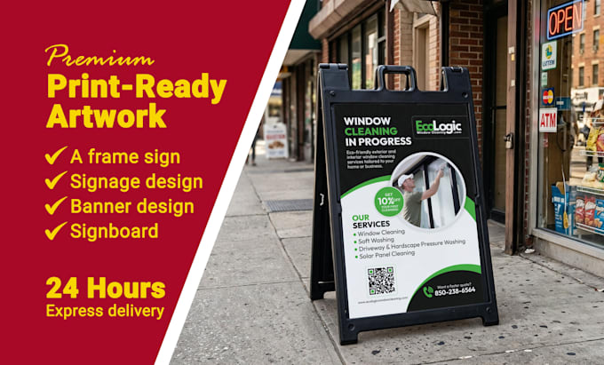 design roll up banner, retractable banner, pull up banner, signage design