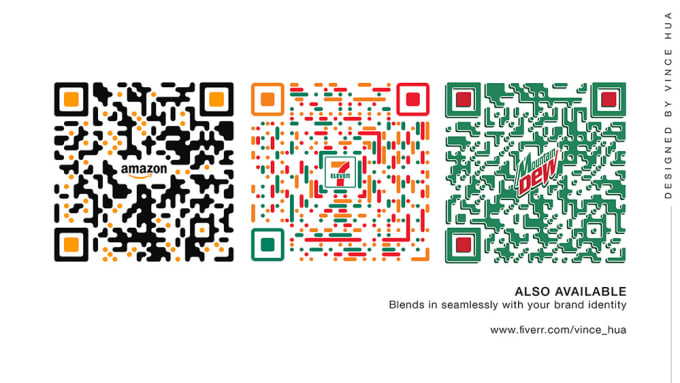 Create Professional Qr Code Design With Your Logo By Vince_Hua | Fiverr