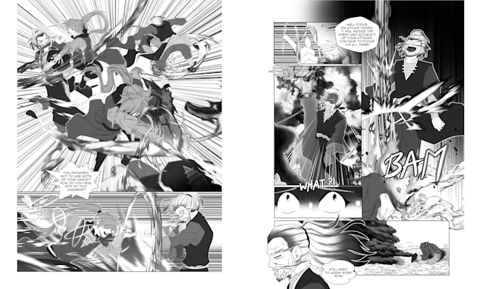 making you comic in manga style