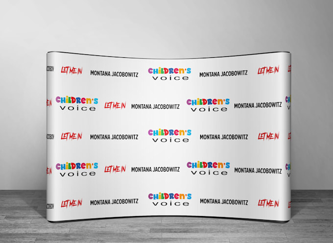 design custom red carpet backdrop,step and repeat from logo