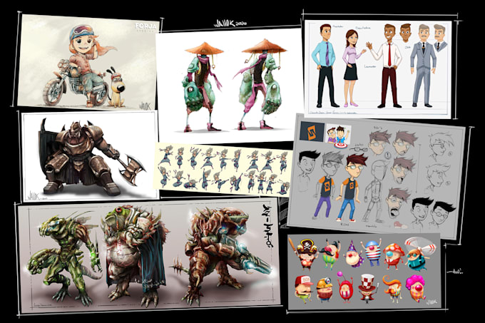 design characters concept art