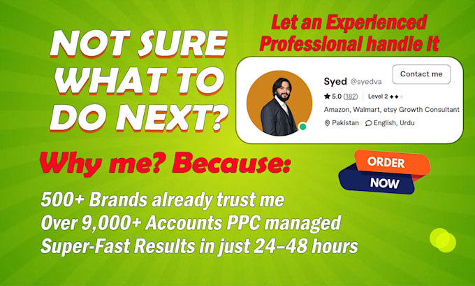 setup and optimize amazon sponsored ads PPC campaign