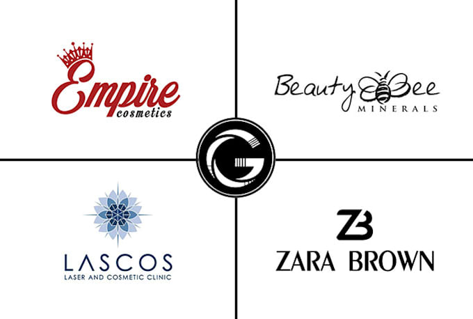 do modern cosmetic makeup salon or beauty logo design