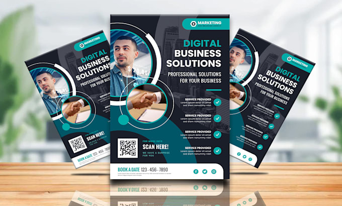 design corporate trifold, multifold, brochure