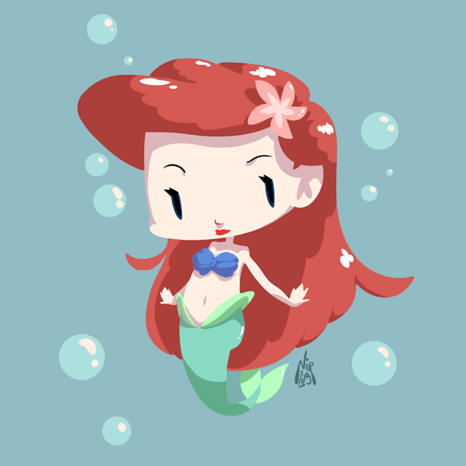 draw cute chibi anime character
