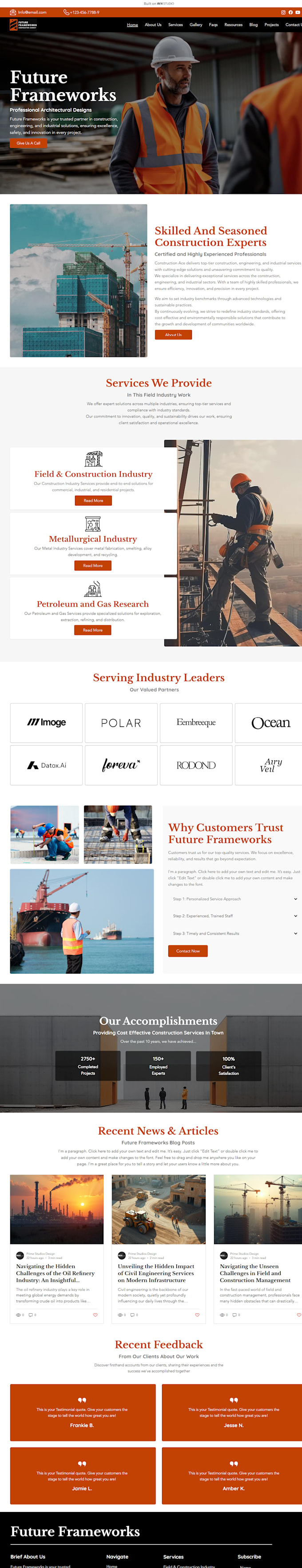 design website using wix studio