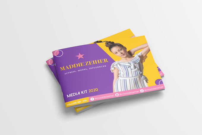 design corporate press kit, media kit, epk