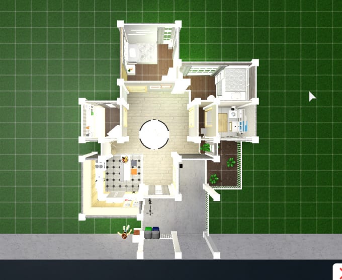 modern mansion bloxburg layout