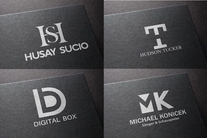 do modern initial letter monogram logo