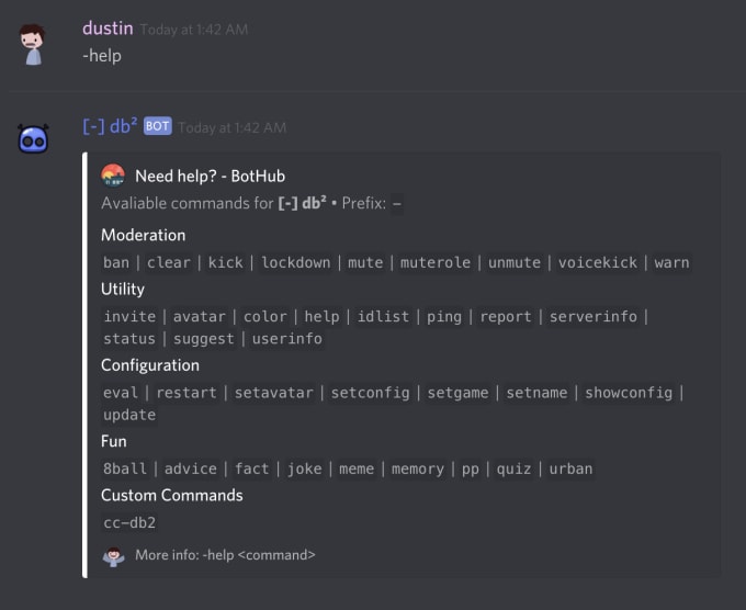 Create A Fully Custom Discord Bot By Dvstin