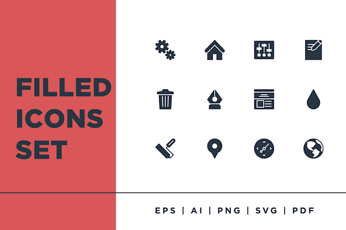 do custom minimalistic line icon design
