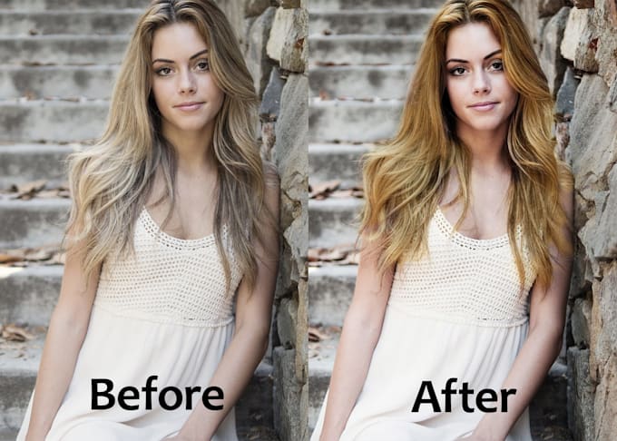 do photo retouching, editing and product editing